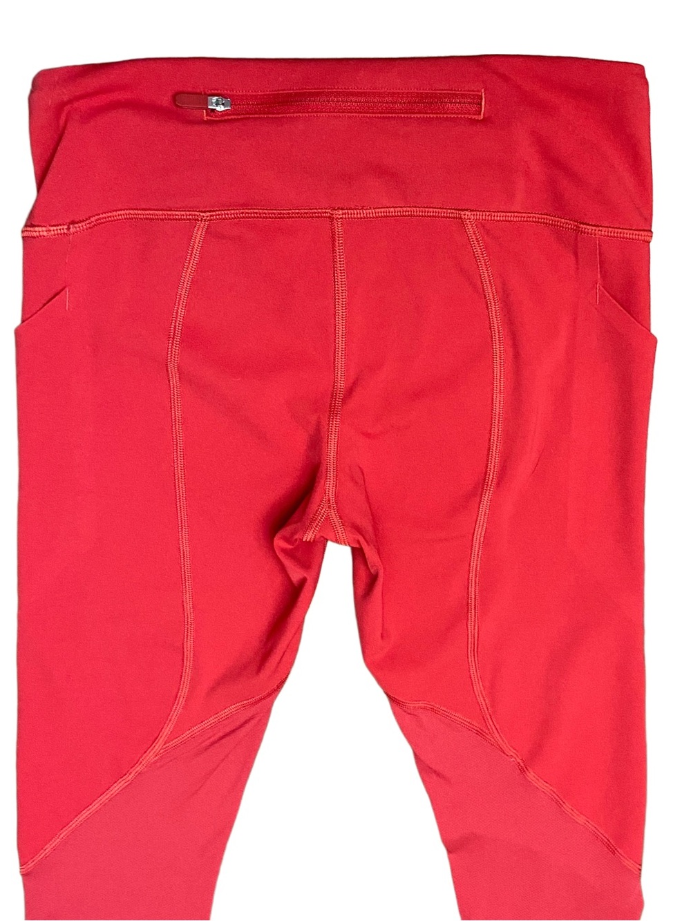 Lululemon Fast and Free High-Rise Crop Leggings 21” with
5 Pockets Red Size 4 - Picture 7 of 11